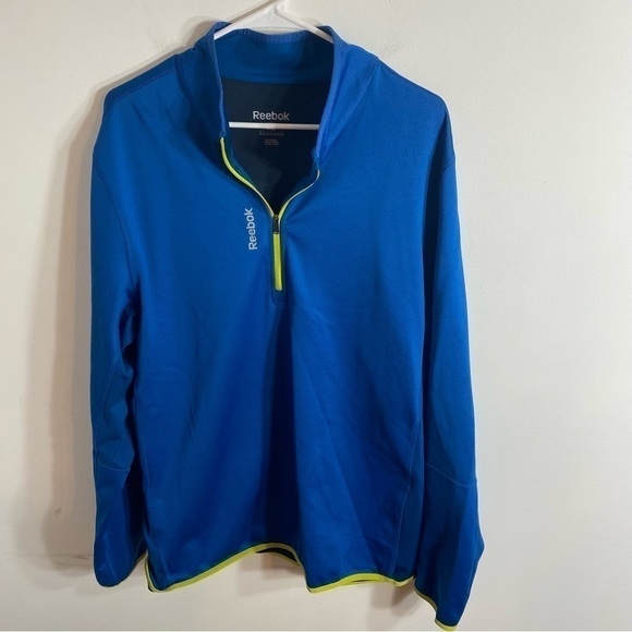 Reebok Zip Up Long Sleeve Shirt Sweatshirt XL Men’s - Picture 2 of 6